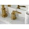 Kingston Brass FSC8953SVL Widespread Bathroom Faucet with Brass Pop-Up, Brushed Brass FSC8953SVL - alternate 4